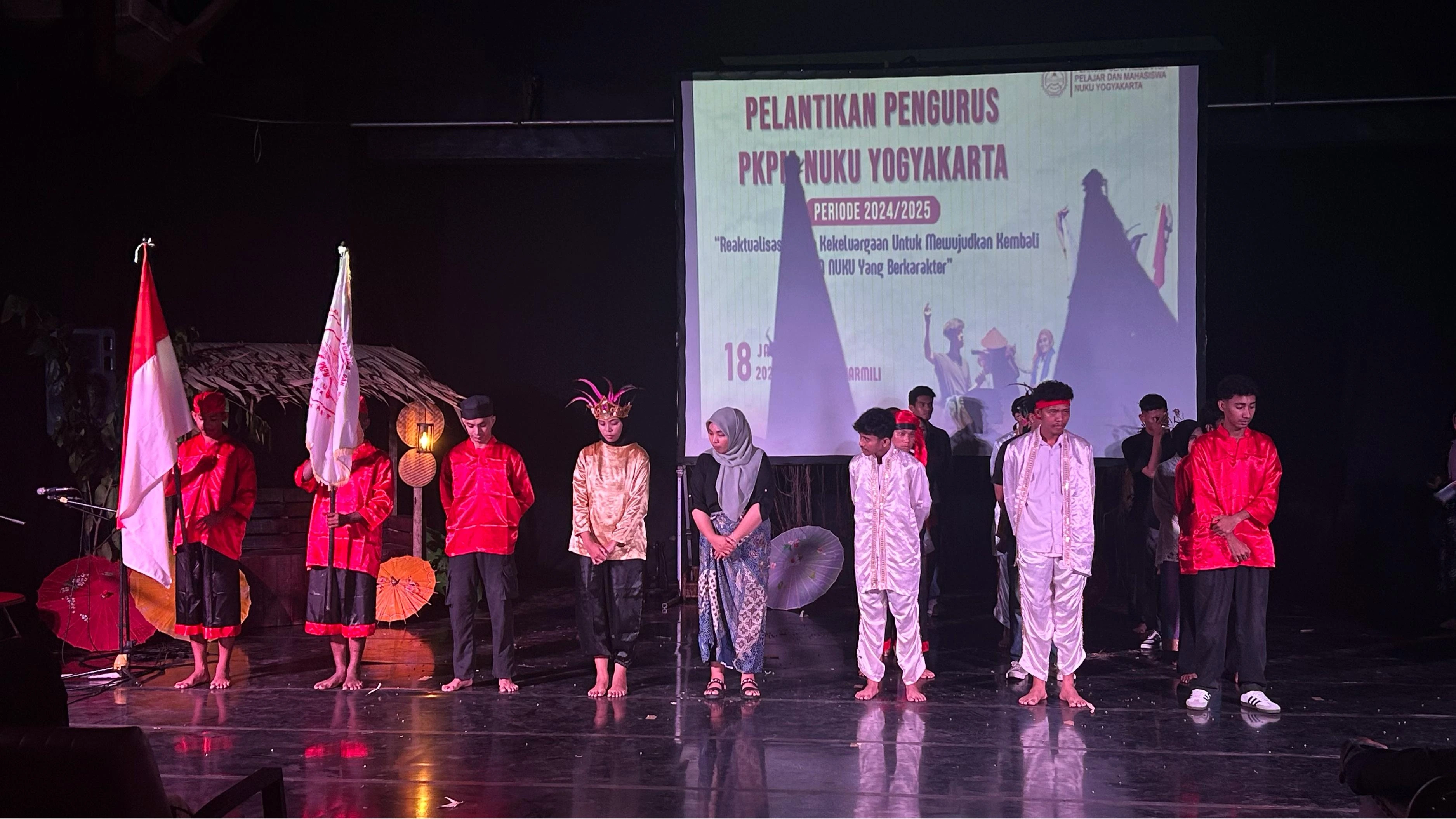 Pengurus PKPM Nuku Yogyakarta Periode 2024/2025 Resmi di lantik  Pengurus perkumpulan keluarga pelajar dan mahasiswa (PKPM) Nuku Yogyakrta
